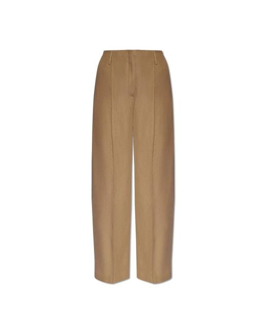 Acne Natural Straight Trousers