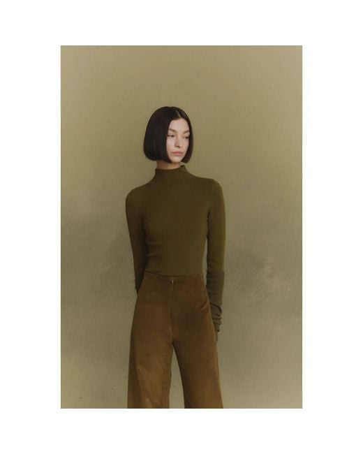 Cortana Green Cashmere Knitwear