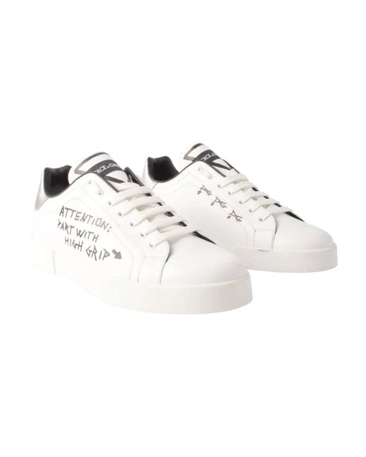 Dolce & Gabbana White Sneakers for men