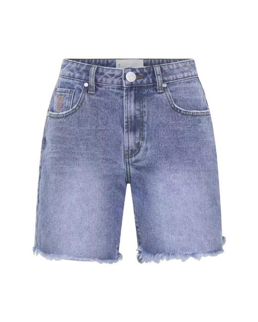 Denim Shorts One Teaspoon de color Blue