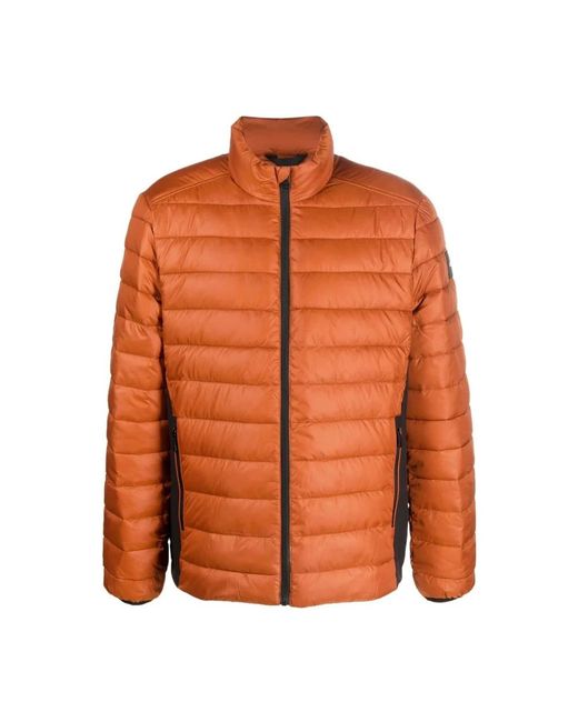 Calvin Klein Jassen ,Bruin ,Polyester Bruine Puffer & Donsjas in het Orange voor heren