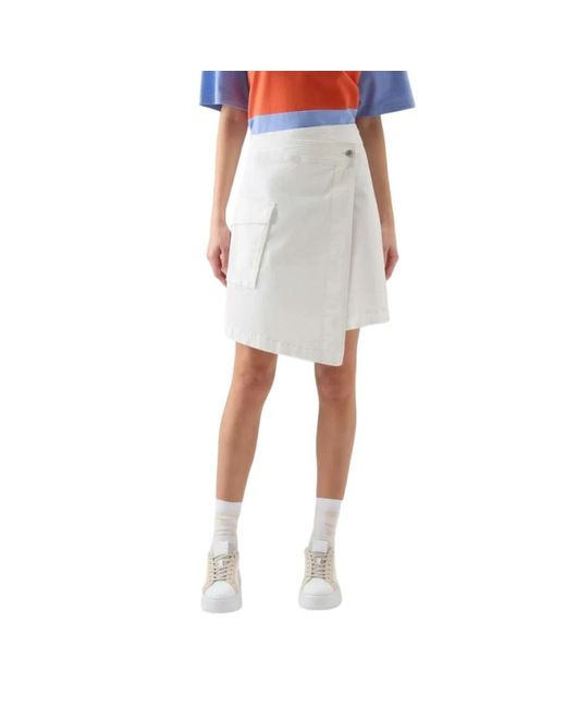 Woolrich Short Skirts in het White