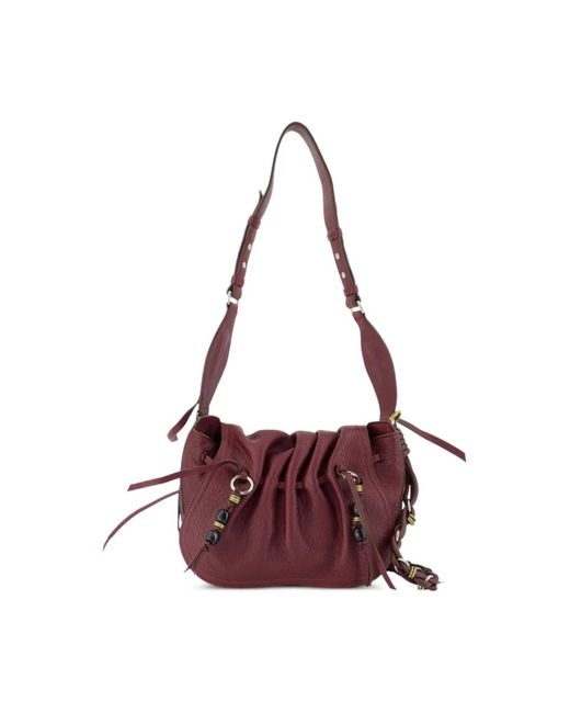 Isabel Marant Purple Bolton Shoulder Bag