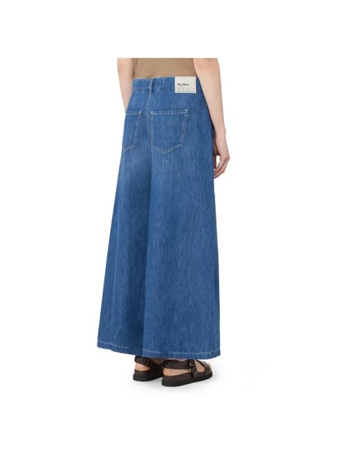 Max Mara Blue Wide Jeans