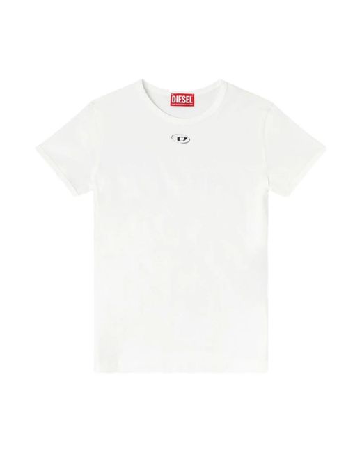 DIESEL White T-Shirts