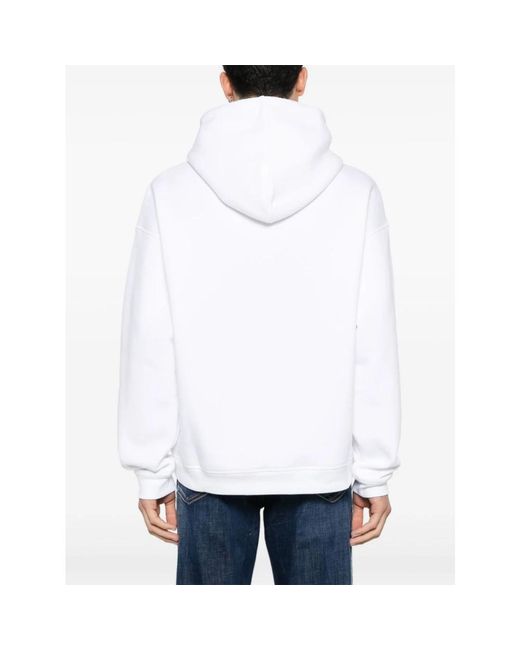 DSquared² White Hoodies for men