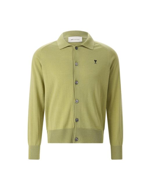AMI Green Cardigans for men