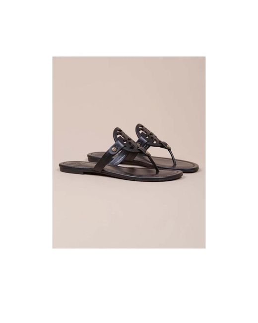 Flip flops di Tory Burch in Natural
