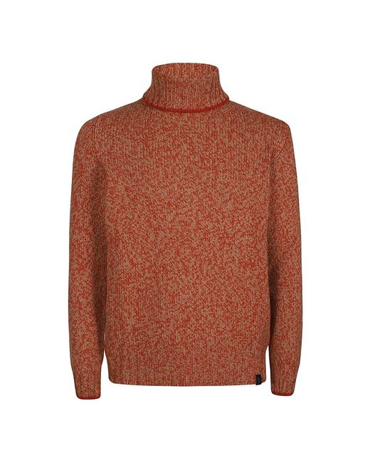 Turtlenecks Fay de hombre de color Brown