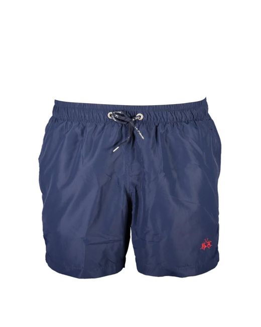 La Martina Blue Beachwear for men