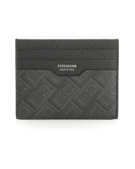 Ferragamo Monogram Kartenetui in Black für Herren