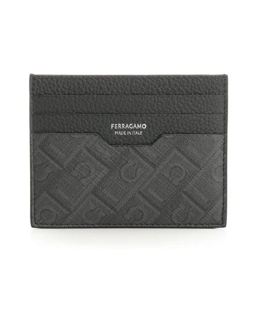 Ferragamo Black Wallets & Cardholders for men