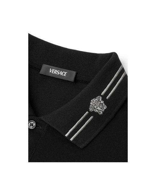 Versace Black Polo Shirts for men