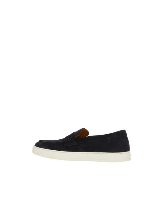 Doucal's Suede Loafer in het Blue voor heren