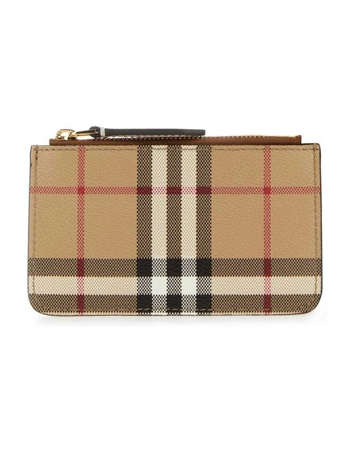 Wallets & Cardholders di Burberry in Natural