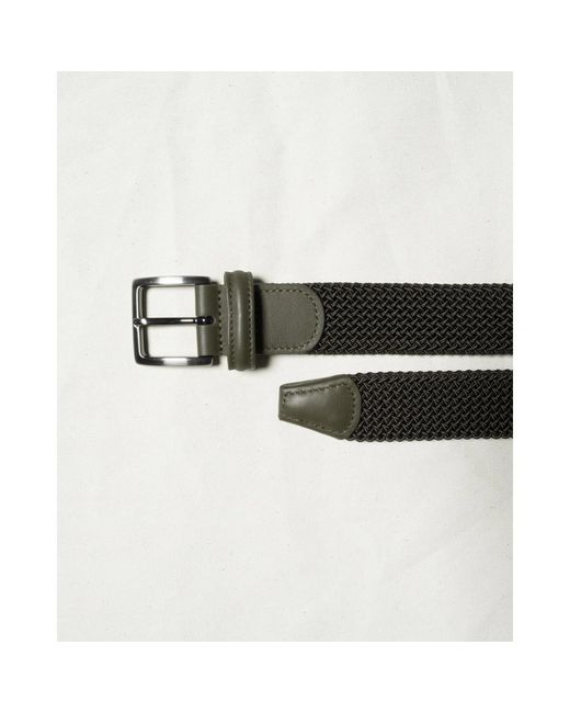 Andersons Accessoires ,Groen ,Elastische Taric Riem in het Black voor heren