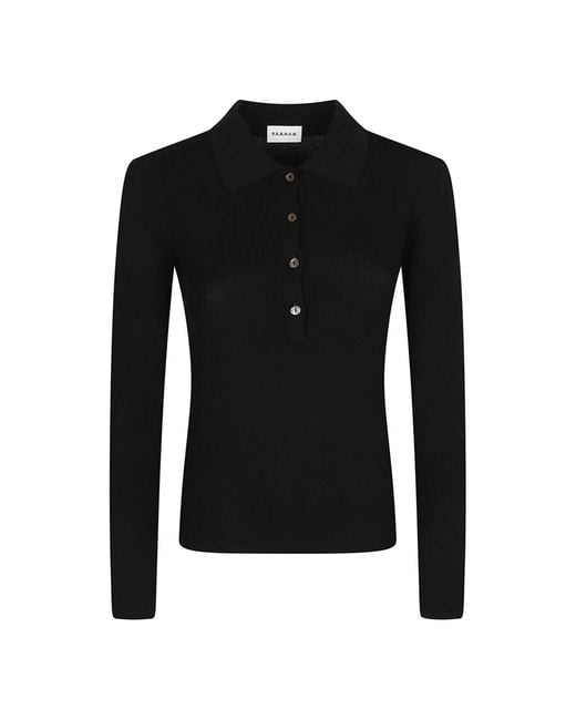 P.A.R.O.S.H. Black Round-Neck Knitwear