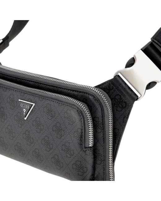 Guess Moderne Wasserabweisende Bauchtasche in Black für Herren