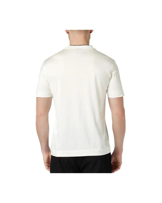 Emporio Armani 3d1td4 1juvz logo t-shirt in White für Herren