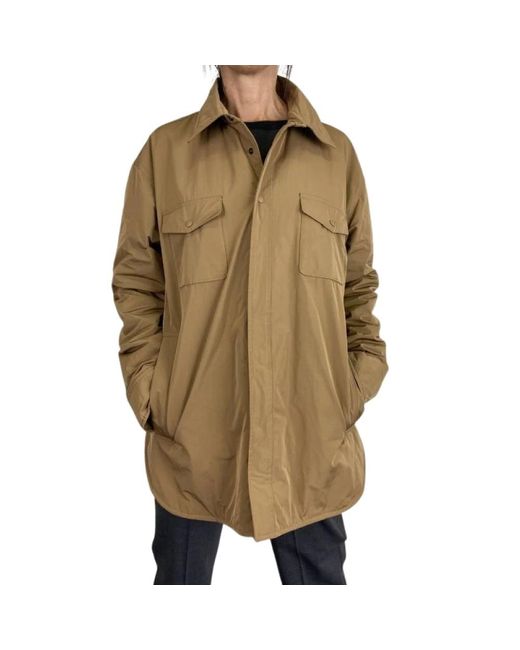 Aspesi Technische Overshirt in het Brown