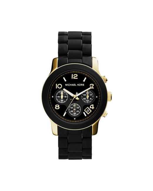 Michael Kors Black Runway Uhr