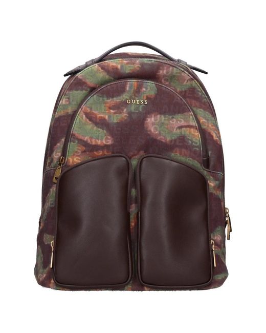 Guess Brown Backpacks for men