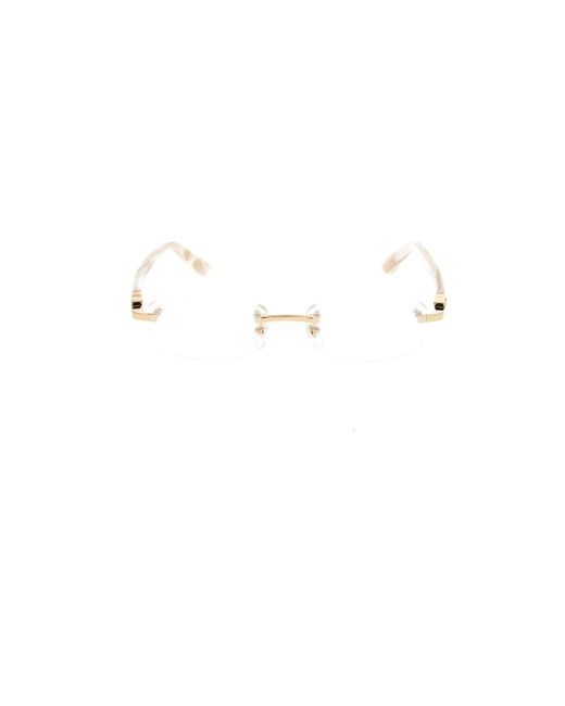 Cartier Metallic Optischer Rahmen
