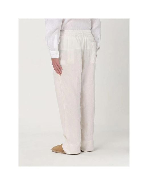 Aspesi Straight Trousers in het White voor heren