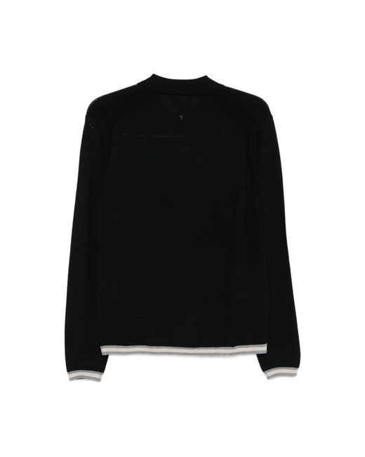 Emporio Armani Black Polo Shirts for men