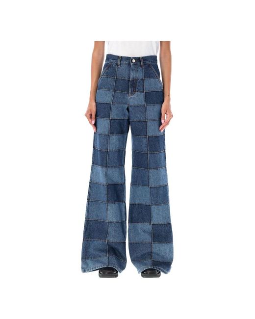 Chloé Blue Wide Jeans