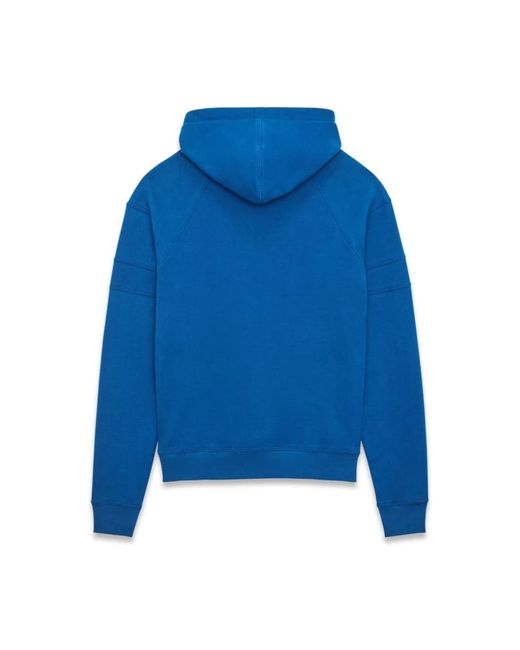 Saint Laurent Blue Hoodies for men