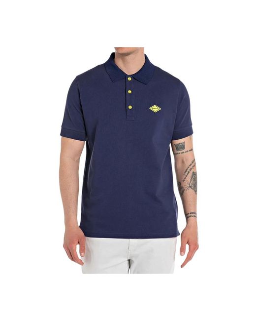 Tops > polo shirts Replay pour homme en coloris Blue