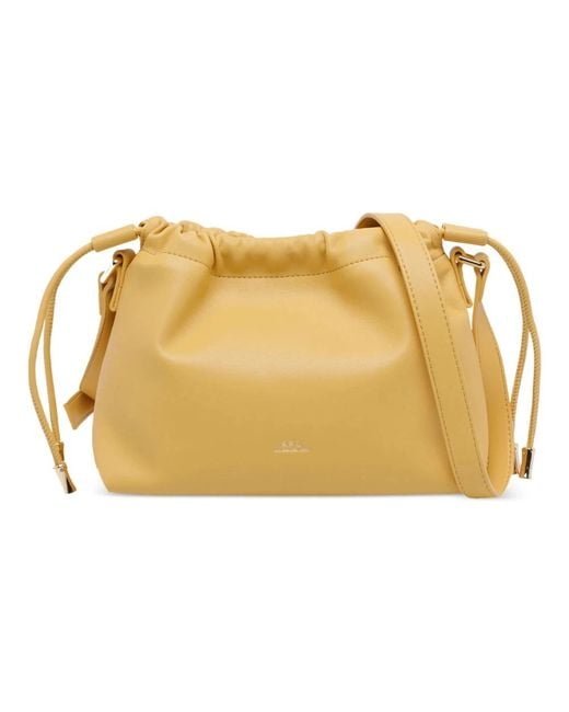 A.P.C. Yellow Shoulder Bags