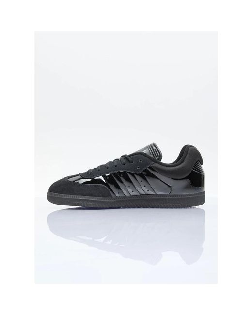Adidas Lacksneakers mit wildleder-panel in Black für Herren