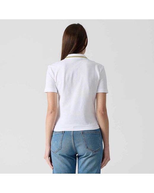Versace Jeans Couture White Polo Shirts