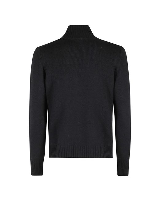 Gran Sasso Black Turtlenecks