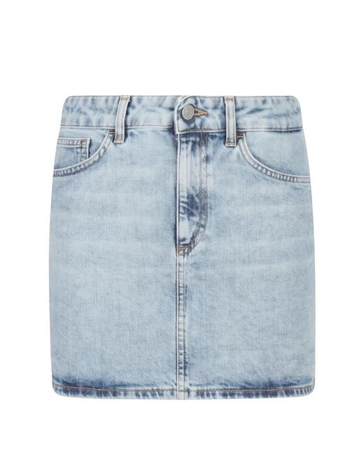 Dondup Blue Denim Skirts