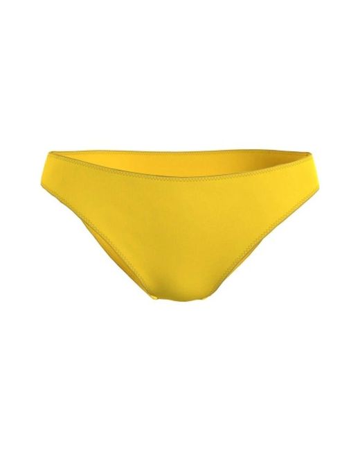 Calvin Klein Yellow Hoch geschnittener brasilianischer bikini slip