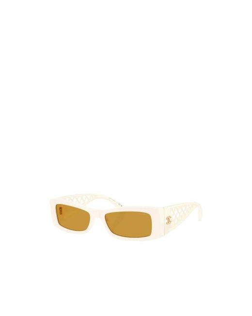 Chanel Yellow Sunglasses