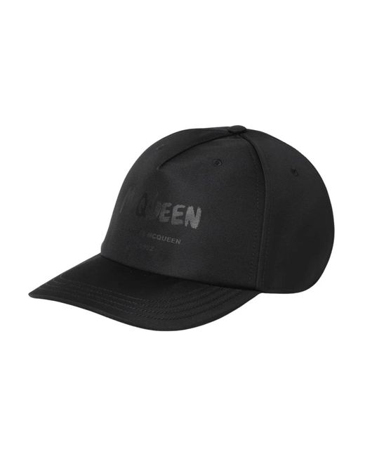 Alexander McQueen Graffiti Baseball Cap in Black für Herren