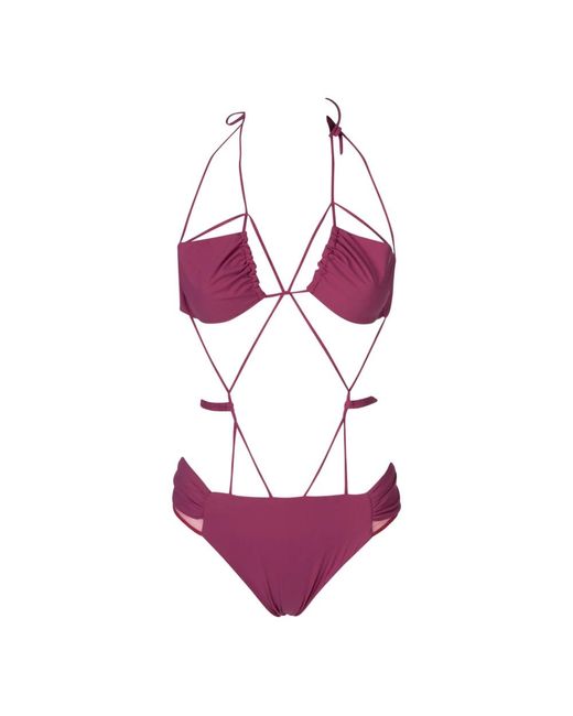 Nensi Dojaka Purple One-Piece