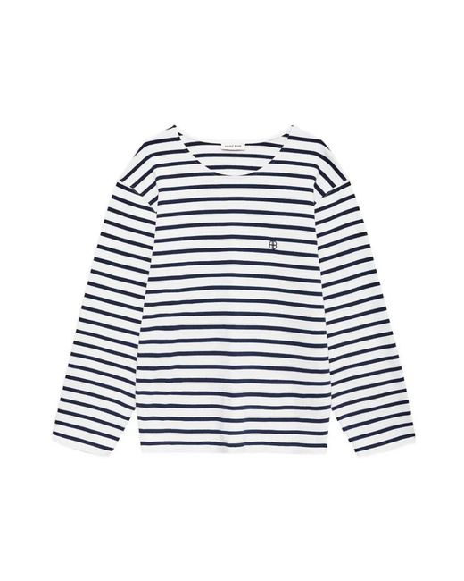 Anine Bing Blue Long Sleeve Tops