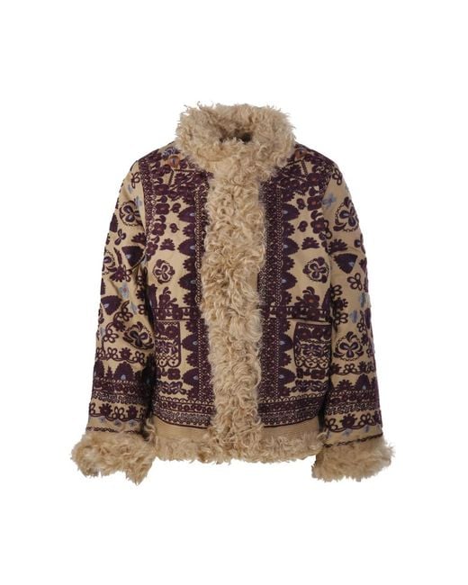 Antik Batik Brown Faux Fur & Shearling Jackets