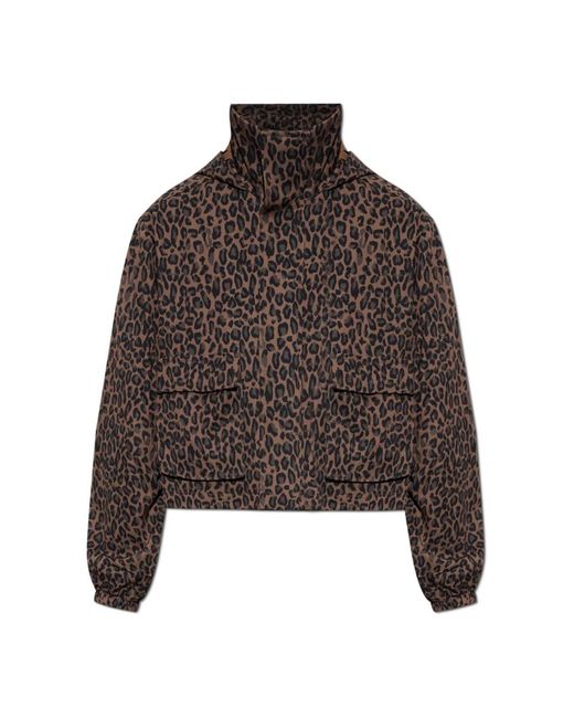 The Upside Ludlow Ace Shell Jacket in het Brown