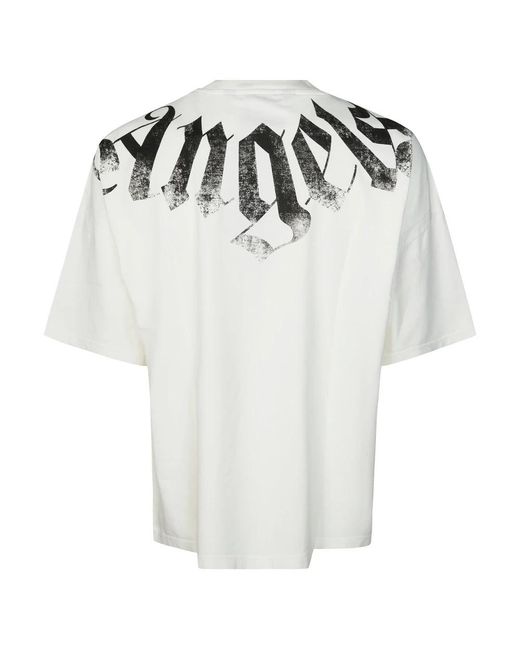 Palm Angels White T-Shirts for men