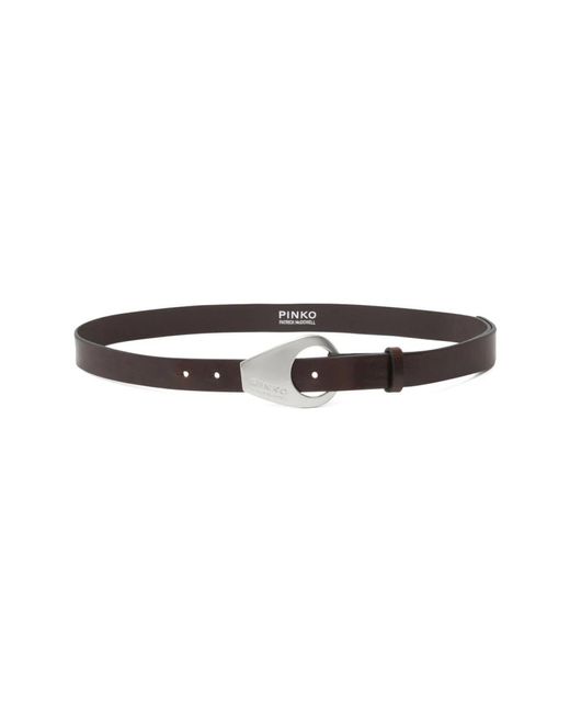ベルト Pinko Belts Brown PINKO Tamboril H2.5 Leather Belt | Brown | FARFETCH