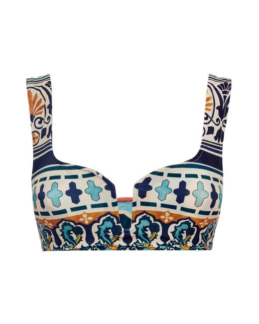 LaDoubleJ Barbarella Omkeerbare Bikinitop in het Multicolor