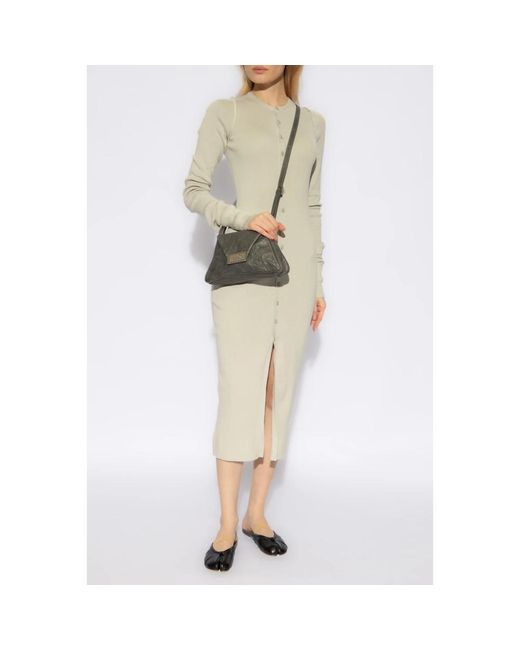MM6 by Maison Margiela Natural Midi Dresses