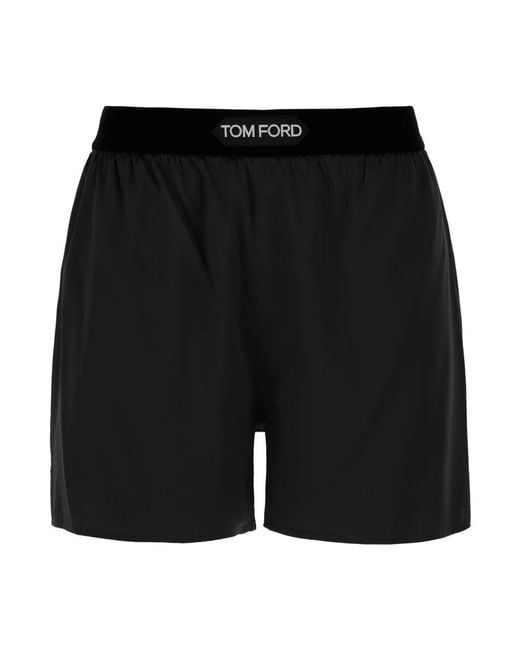 Tom Ford Training Shorts in het Black