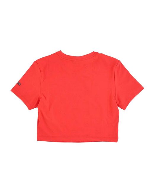 Nike Fitness ,Rood ,Katoen Streetwear Air Crop Top in het Red